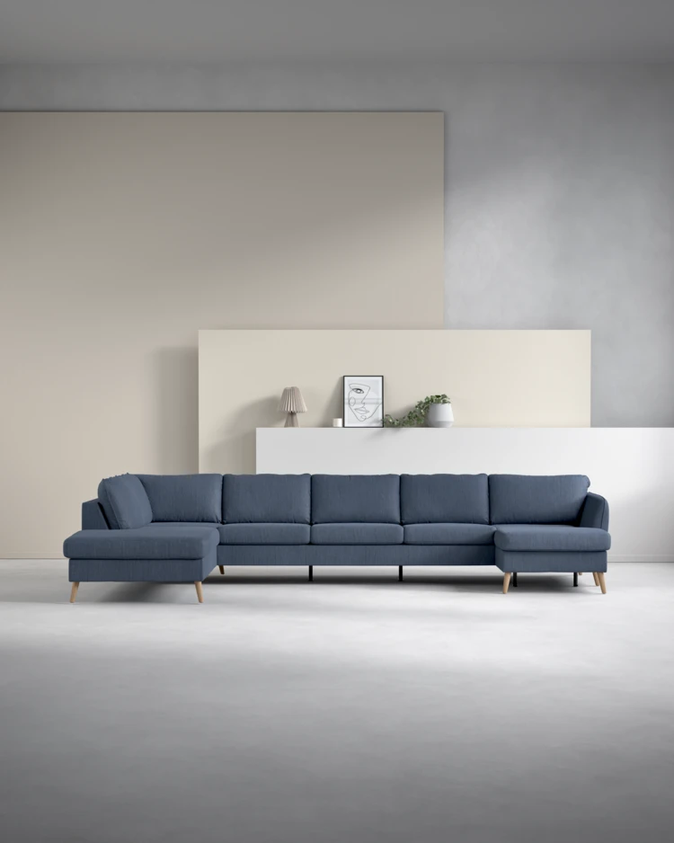 County - 4-sits soffa med divan vänster och schäslong höger - inspiration