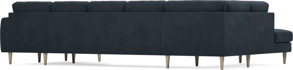 Eden - 3-sits soffa med divan vänster och schäslong höger - Blå