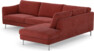 Madison Lux - 3-sits soffa med divan höger - Rosa