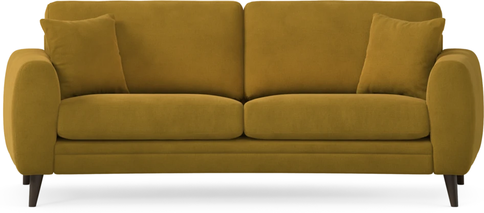 Eden - 2,5-sits soffa svängd - Gul