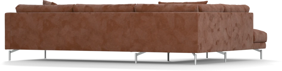 Harper - 3-sits soffa med divan vänster - Orange