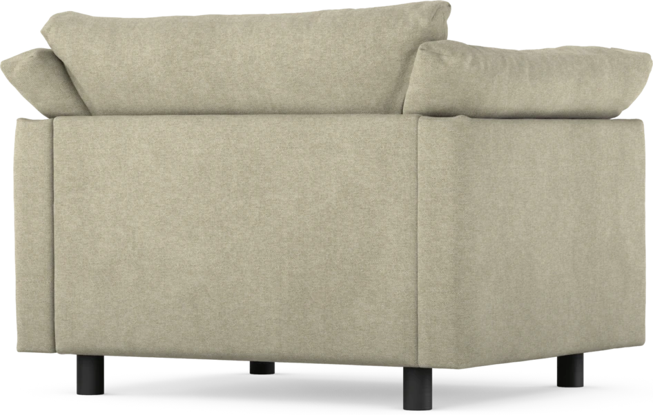 Cherrie - Fåtölj, fast klädsel - Beige