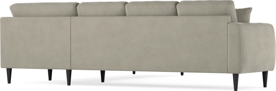 Eden - Hörnsoffa, 3+3-sits - Brun