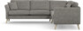 Eden - Hörnsoffa 2,5+2,5 - Grå