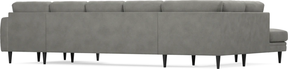 Eden - 3-sits soffa med divan vänster och schäslong höger - Grå