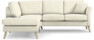 Eden - 2-sits soffa med divan - Vit