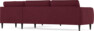 Bridge - Hörnsoffa, 3+2-sits - Röd