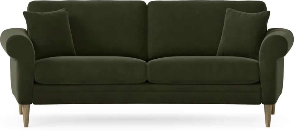 Eden - 2,5-sits soffa svängd - Grön