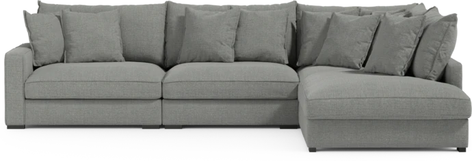 Rossi, 3-sits soffa med divan höger