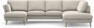 Madison Lux - 2-sits soffa med schäslong vänster och divan höger - Beige