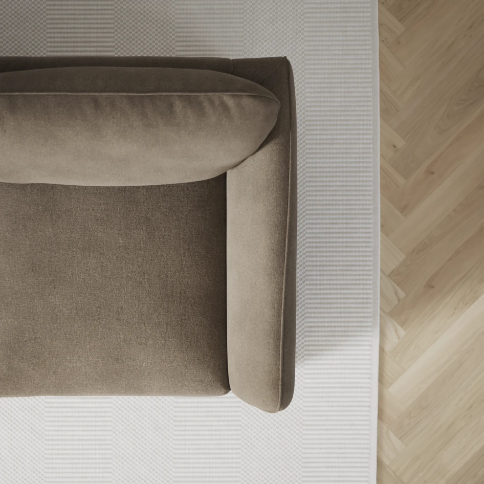 Öland - Bäddsoffa 3-sits, längsbäddad - Beige