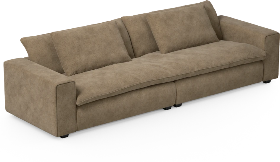 Bellora 4-sits soffa, hel dyna | Mio