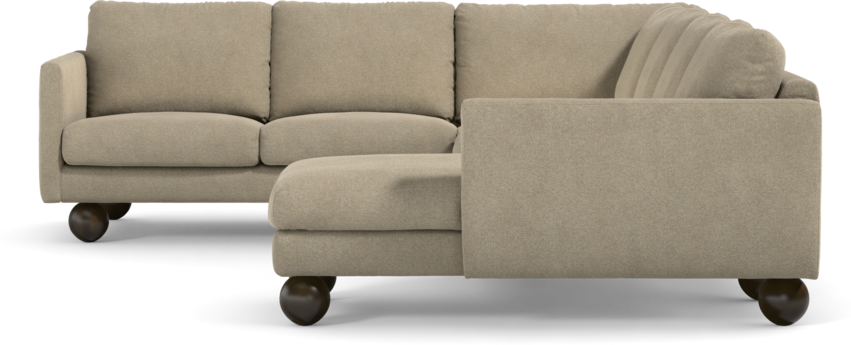 Madison Lux - Hörnsoffa med schäslong höger - Beige