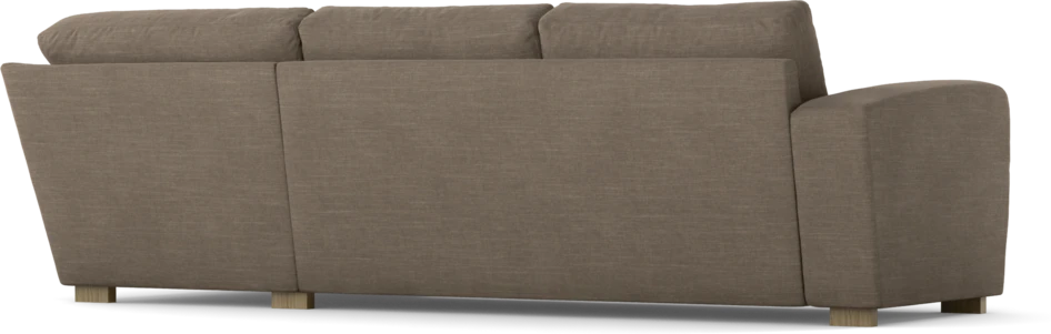Friday - 2,5-sits soffa med divan höger - Brun