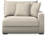 Rossi - 1,5-sits med armstöd vänster - Beige