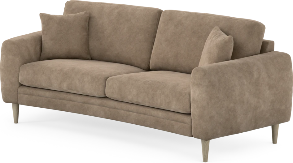 Eden - 2,5-sits soffa svängd - Beige