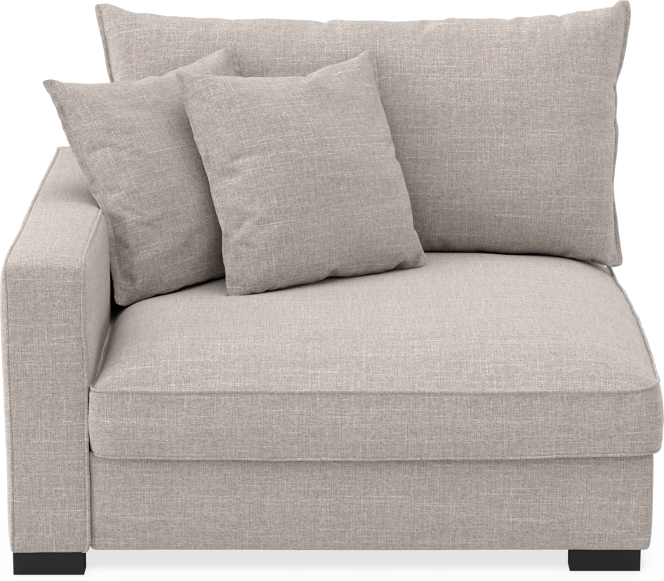 Rossi - 1,5-sits med armstöd vänster - Beige