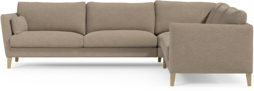 Winston - Hörnsoffa, 3+2-sits - Brun