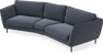 Madison - 3-sits soffa svängd, 90 cm - Blå