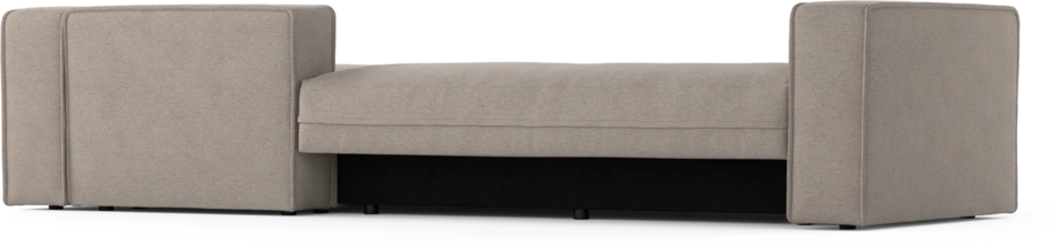 Ide - Bäddsoffa 3-sits med schäslong höger - Beige