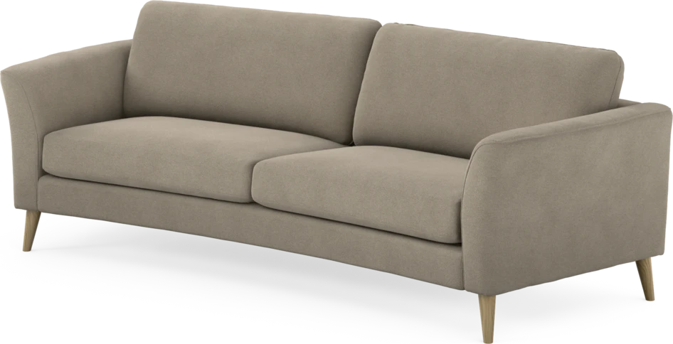 Bridge - 3-sits soffa svängd - Beige