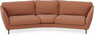 Madison - 3-sits soffa svängd, 90 cm - Orange