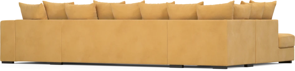 Town - 3-sits soffa med divan vänster och schäslong höger - Gul