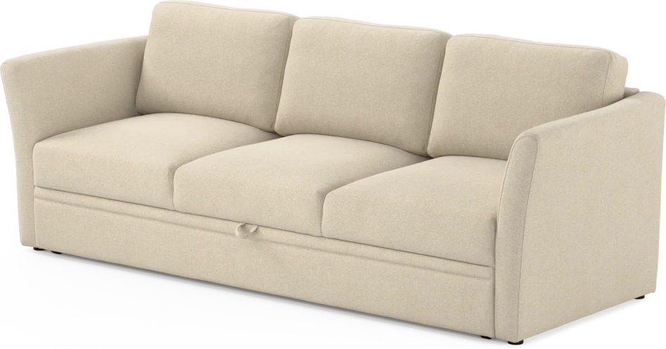 Öland - Bäddsoffa 3-sits, längsbäddad - Beige