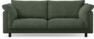 Cherrie - 2,5-sits soffa, fast klädsel - Grön