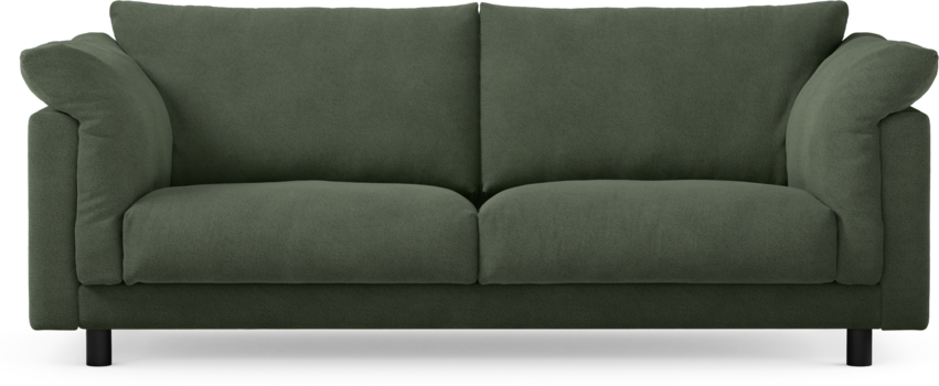 Cherrie - 2,5-sits soffa, fast klädsel - Grön