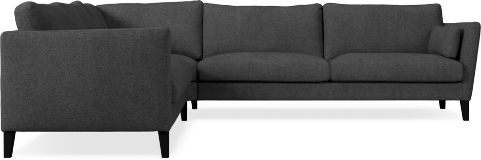 Winston - Hörnsoffa, 2+3-sits - Svart