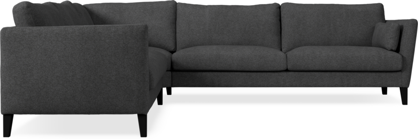 Winston - Hörnsoffa, 2+3 - Svart