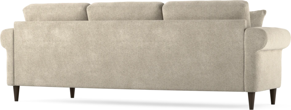 Eden - 3-sits soffa svängd - Beige