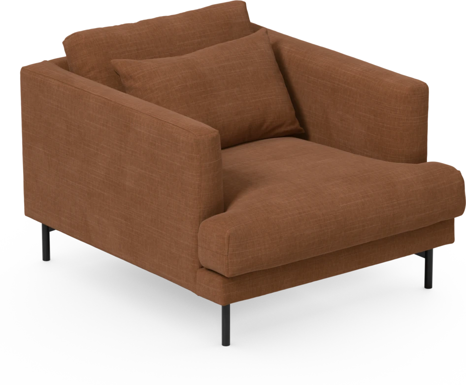 Harper - Fåtölj, 75 cm - Orange