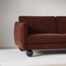 Madison Lux - 2-sits soffa med schäslong vänster - Orange
