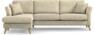Eden - 2,5-sits soffa med schäslong - Beige