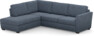 Friday - 2,5-sits soffa med divan vänster - Blå