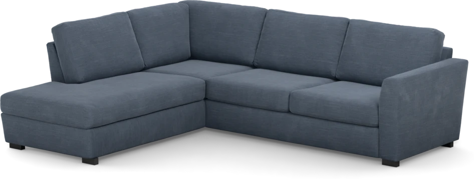 Friday - 2,5-sits soffa med divan vänster - Blå