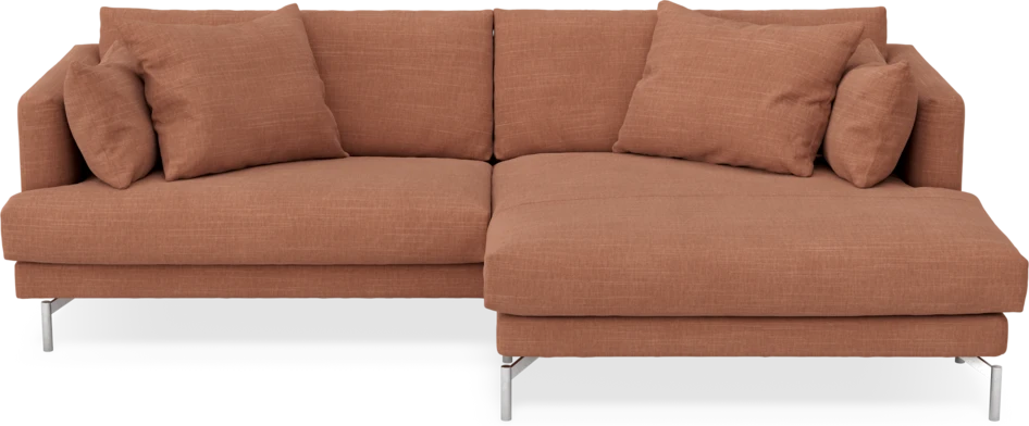 Harper - 4-sits med schäslong XL höger - Orange
