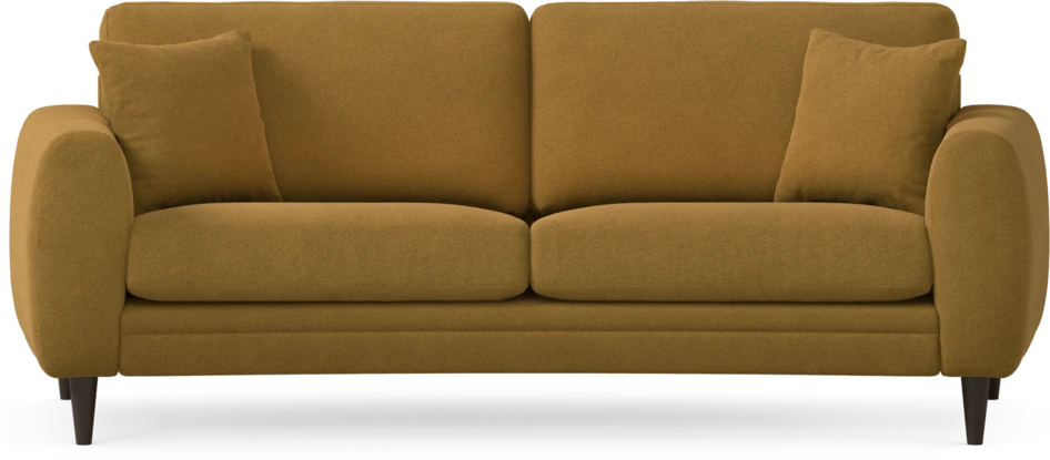 Eden - 2,5-sits soffa svängd - Gul