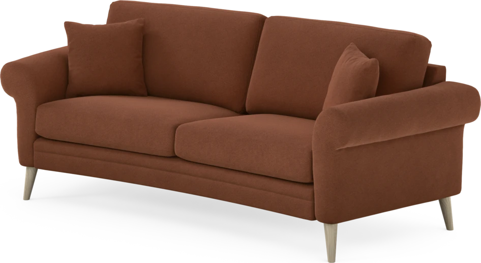 Eden - 2,5-sits soffa svängd - Orange
