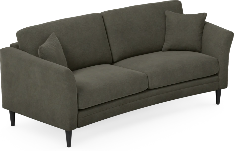 Eden - 2,5-sits soffa svängd - Grå