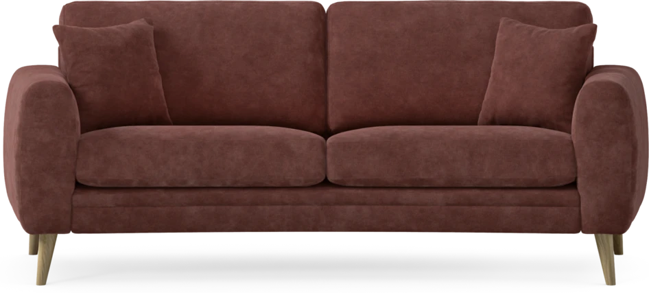 Eden - 2,5-sits soffa svängd - Röd