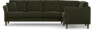 Eden - Hörnsoffa 3+1 - Grön