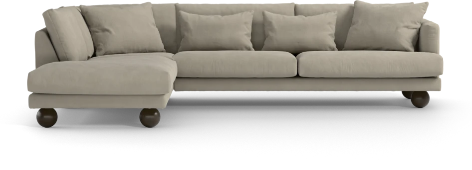 Harper - 3-sits soffa med divan vänster - Beige