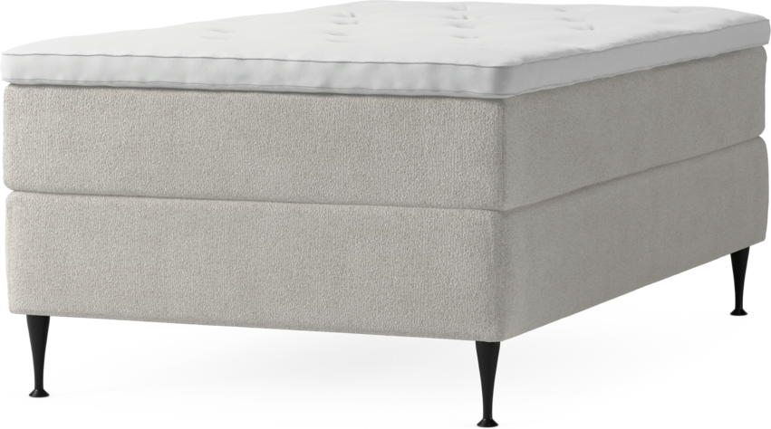 Delux Dream - Kontinentalsäng, enkelsäng 120 cm med bäddmadrass och sängben