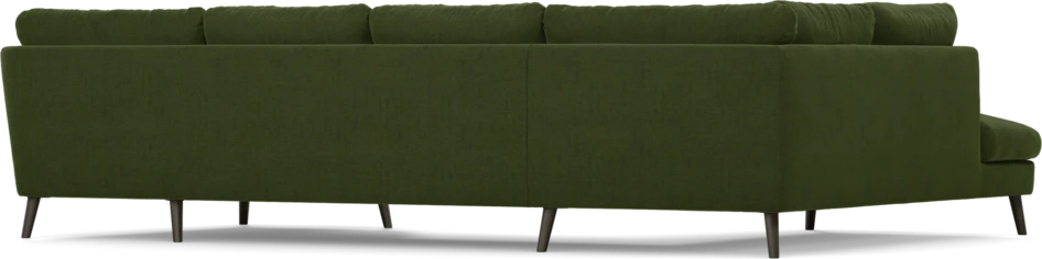 Madison - 2-sits soffa med divan vänster och schäslong höger - Grön