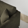 Eden - 2,5-sits soffa med schäslong - Grön