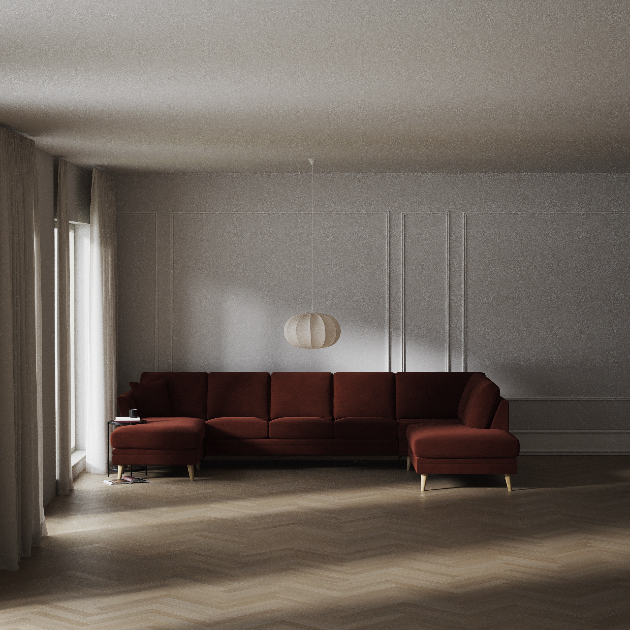 Eden - 3-sits soffa med schäslong vänster och divan höger - inspiration