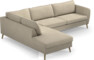 County - 2,5-sits soffa med divan vänster - Beige